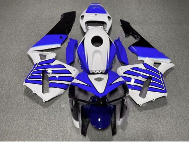 Ali Blu Scuro & Bianche 05-06 Honda CBR600RR Carene Moto