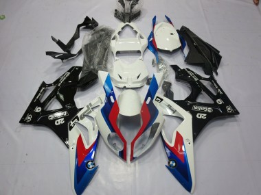 Alien Blu & Bianco 09-14 BMW S1000RR Carene Moto