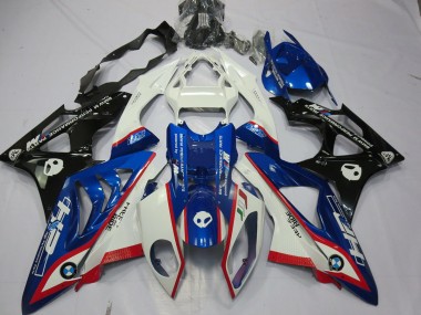 Alieno Blu & Bianco 09-14 BMW S1000RR Carene Moto