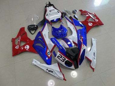 Alieno Blu & Bianco 09-14 BMW S1000RR Carene Moto