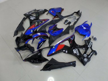 Alieno Blu & Bianco 09-14 BMW S1000RR Carene Moto