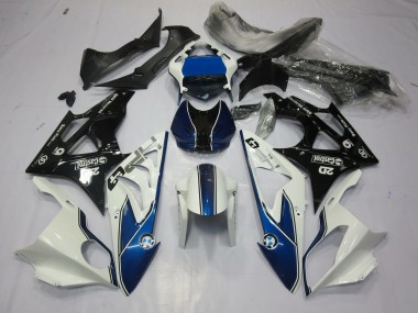 Alieno Blu & Bianco 09-14 BMW S1000RR Carene Moto