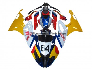 Alieno Blu & Bianco 09-14 BMW S1000RR Carene Moto