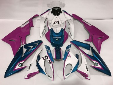 Alieno Blu & Bianco 09-14 BMW S1000RR Carene Moto