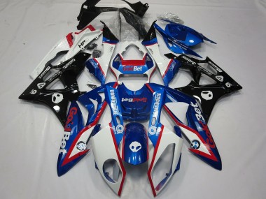 Alieno Blu & Bianco 09-14 BMW S1000RR Carene Moto