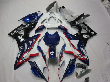 Alieno Blu & Bianco 09-14 BMW S1000RR Carene Moto