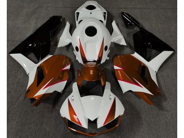 Arancio Lucido Bianco & Rosso 13-23 Honda CBR600RR Carene Moto