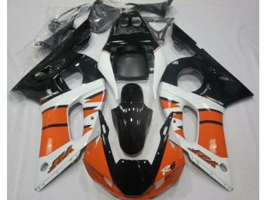 Arancio Lucido & Nero 98-02 Yamaha R6 Carene Moto