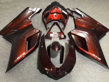 Arancio Profondo 07-14 Ducati 848 1098 1198 Carene Moto