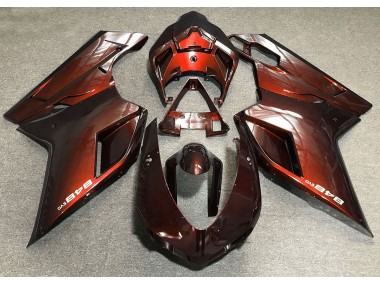 Arancio Profondo 07-14 Ducati 848 1098 1198 Carene Moto
