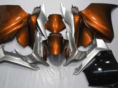 Arancione & Argento 10-13 Honda VFR1200 Carene Moto