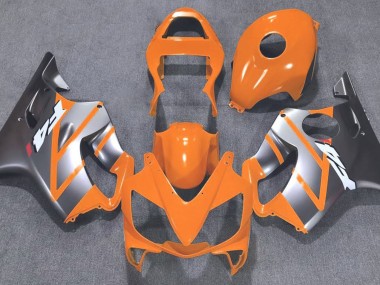 Arancione & Argento Opaco 01-03 Honda CBR600 F4i Carene Moto