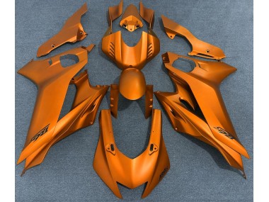 Arancione Brillante Opaco 17-21 Yamaha R6 Carene Moto