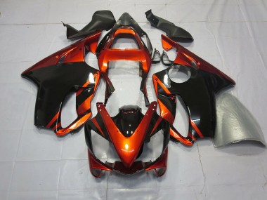 Arancione Intenso & Nero 01-03 Honda CBR600 F4i Carene Moto