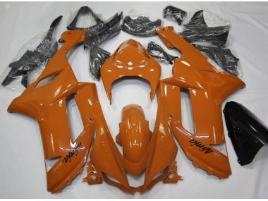 Arancione Lucido 07-08 Kawasaki ZX6R Carene Moto