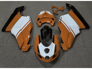 Arancione Lucido & Bianco 03-04 Ducati 749 999 Carene Moto
