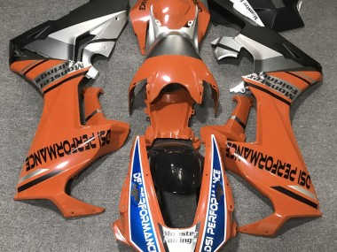 Arancione Lucido & Blu 17-23 Honda CBR1000RR Carene Moto