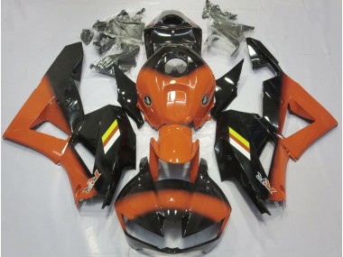 Arancione Lucido & Nero Sfumato 13-23 Honda CBR600RR Carene Moto