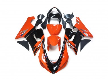 Arancione & Nero Elf 05-06 Kawasaki ZX6R Carene Moto