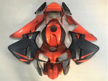 Arancione & Nero Opaco 03-04 Honda CBR600RR Carene Moto