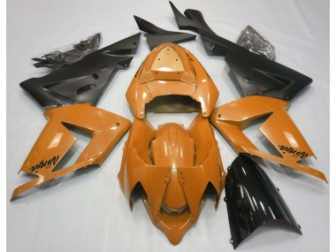 Arancione Perlato & Nero 04-05 Kawasaki ZX10R Carene Moto