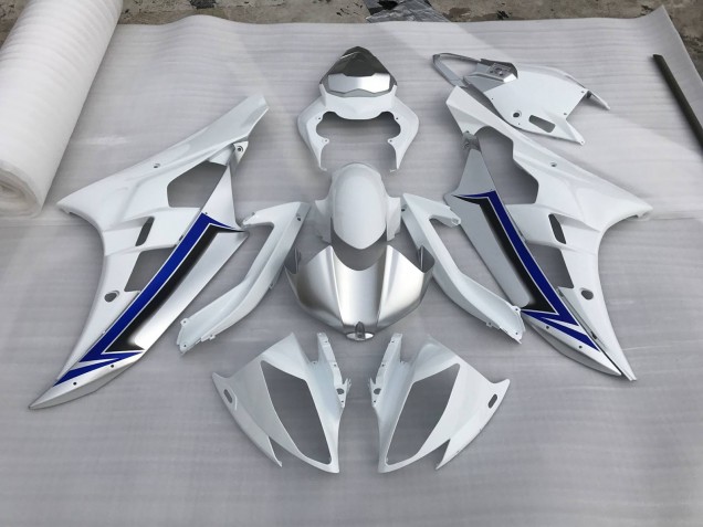 Argento & Blu 06-07 Yamaha R6 Carene Moto Argento & Blu 06-07 Yamaha R6 Carene Moto