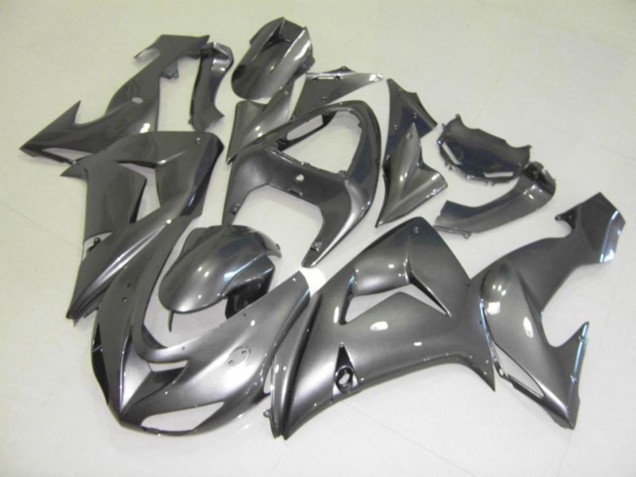 Argento Lucido 06-07 Kawasaki ZX10R Carene Moto Argento Lucido 06-07 Kawasaki ZX10R Carene Moto