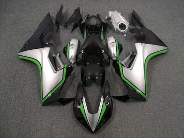 Argento & Nero & Verde 17-23 Honda CBR1000RR Carene Moto