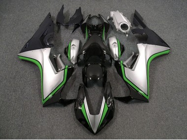 Argento & Nero & Verde 17-23 Honda CBR1000RR Carene Moto