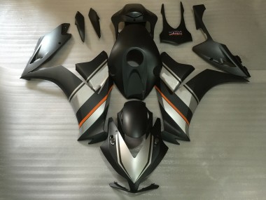 Argento Opaco & Nero 12-16 Honda CBR1000RR Carene Moto