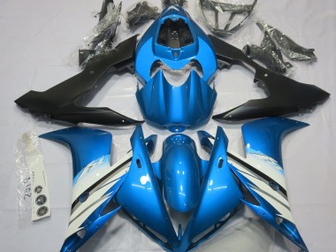 Azzurro & Bianco 04-06 Yamaha R1 Carene Moto