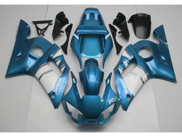 Azzurro & Bianco 98-02 Yamaha R6 Carene Moto Azzurro & Bianco 98-02 Yamaha R6 Carene Moto