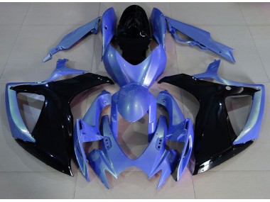Azzurro & Nero 06-07 Suzuki GSXR 600-750 Carene Moto