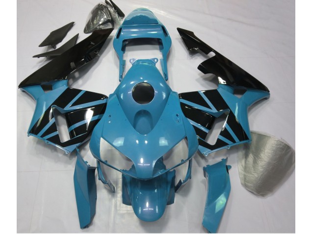 Azzurro & Nero Lucido 03-04 Honda CBR600RR Carene Moto Azzurro & Nero Lucido 03-04 Honda CBR600RR Carene Moto