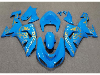 Azzurro & Oro 06-07 Kawasaki ZX10R Carene Moto