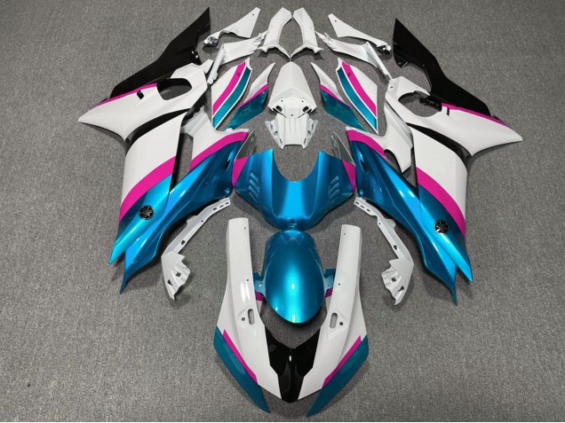Azzurro & Rosa 17-21 Yamaha R6 Carene Moto Azzurro & Rosa 17-21 Yamaha R6 Carene Moto