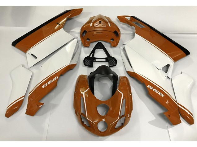 Bianco Arancione & Nero 03-04 Ducati 749 999 Carene Moto Bianco Arancione & Nero 03-04 Ducati 749 999 Carene Moto