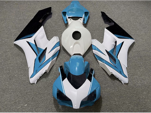 Bianco Azzurro & Nero Lucido 04-05 Honda CBR1000RR Carene Moto Bianco Azzurro & Nero Lucido 04-05 Honda CBR1000RR Carene Moto