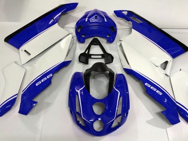Bianco Blu & Nero 03-04 Ducati 749 999 Carene Moto