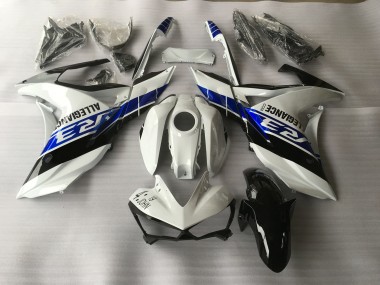 Bianco Blu & Nero 15-18 Yamaha R3 Carene Moto