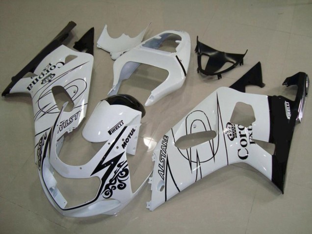 Bianco Corona 01-03 Suzuki GSXR 600-750 Carene Moto Bianco Corona 01-03 Suzuki GSXR 600-750 Carene Moto