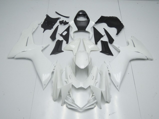 Bianco Lucido 09-16 Suzuki GSXR 1000 Carene Moto Bianco Lucido 09-16 Suzuki GSXR 1000 Carene Moto