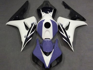 Bianco Lucido Blu & Nero 06-07 Honda CBR1000RR Carene Moto