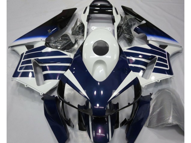 Bianco Lucido & Blu Sfumato 03-04 Honda CBR600RR Carene Moto Bianco Lucido & Blu Sfumato 03-04 Honda CBR600RR Carene Moto