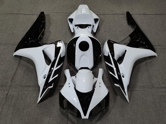 Bianco Lucido & Nero 06-07 Honda CBR1000RR Carene Moto Bianco Lucido & Nero 06-07 Honda CBR1000RR Carene Moto