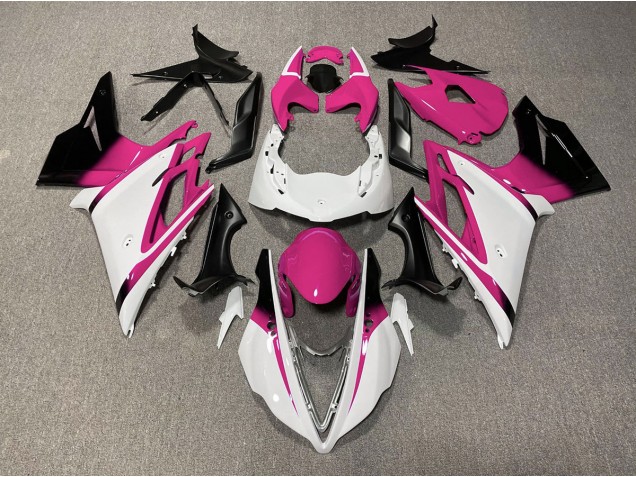 Bianco Lucido & Rosa 13-16 Triumph Daytona 675 Carene Moto Bianco Lucido & Rosa 13-16 Triumph Daytona 675 Carene Moto