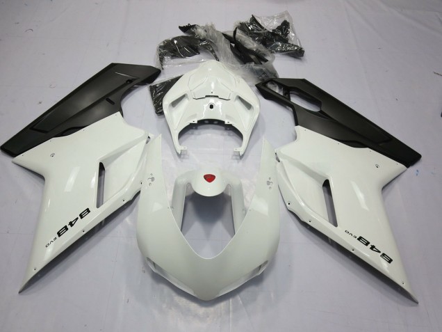 Bianco & Nero 848 07-14 Ducati 848 1098 1198 Carene Moto Bianco & Nero 848 07-14 Ducati 848 1098 1198 Carene Moto