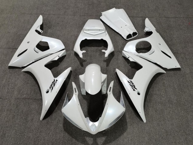 Bianco Perla 05 Yamaha R6 Carene Moto Bianco Perla 05 Yamaha R6 Carene Moto
