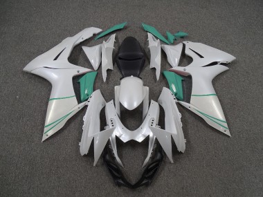 Bianco Perla & Blu T 11-24 Suzuki GSXR 600-750 Carene Moto