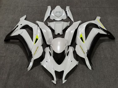 Bianco Perla Intenso 16-19 Kawasaki ZX10R Carene Moto